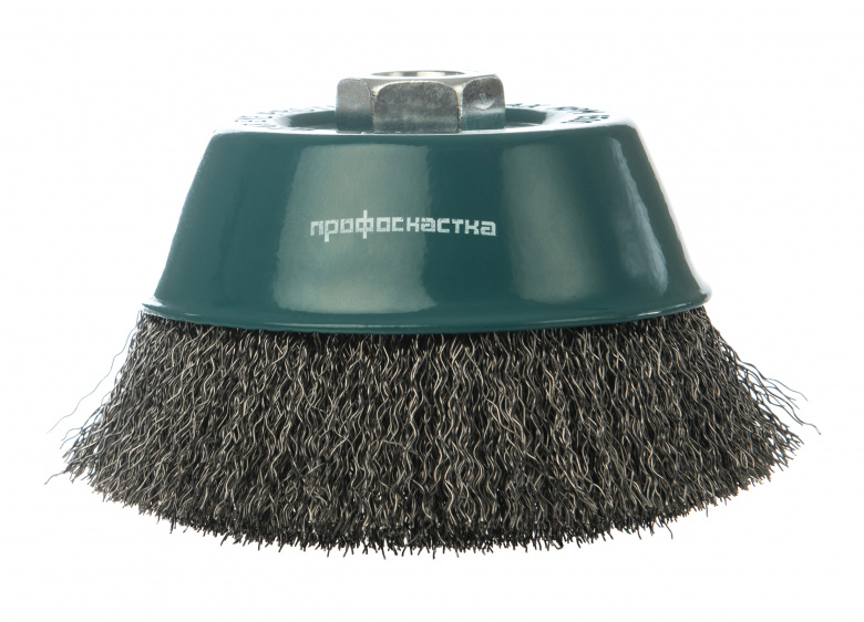 Щетка чашечная гофрированная для УШМ D=75 мм d=0,3 мм ПрофОснастка Мастер
