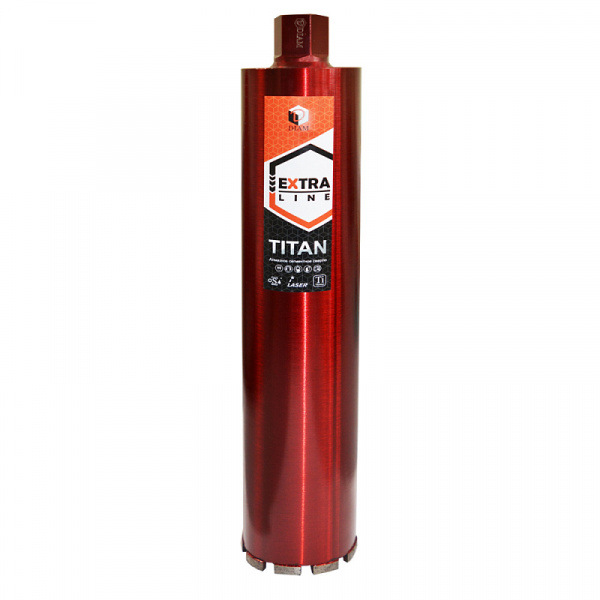 Сверло алмазное сегментное САМС 350x450х24x1,1/4UNC Extra Line Titan DIAM