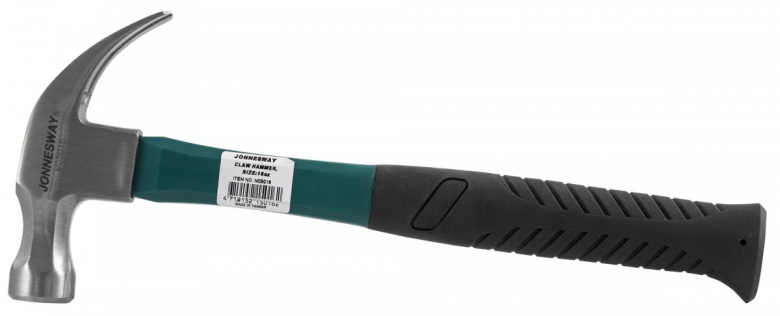Молоток столярный с фиберглассовой ручкой 450 гр. M05016 Jonnesway